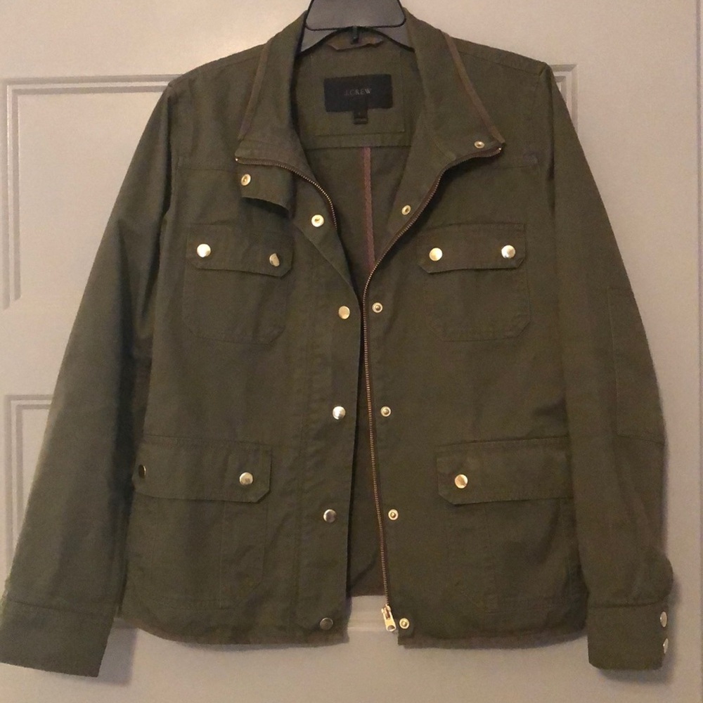 J Crew Downtown Field Jacket Size Large EUC